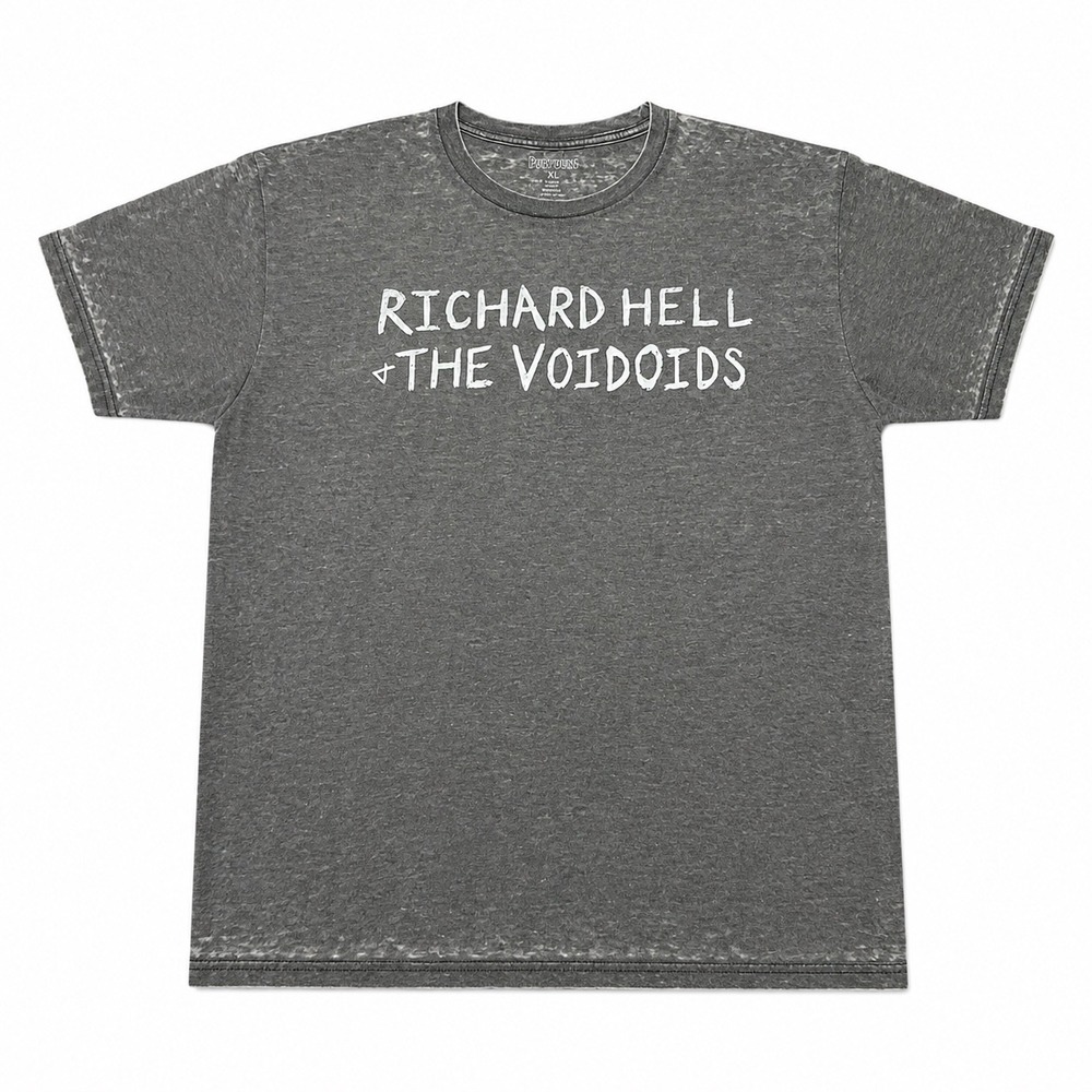 Richard Hell and the Voidoids Blank Generation Burnout T-Shirt Mens XL Gray